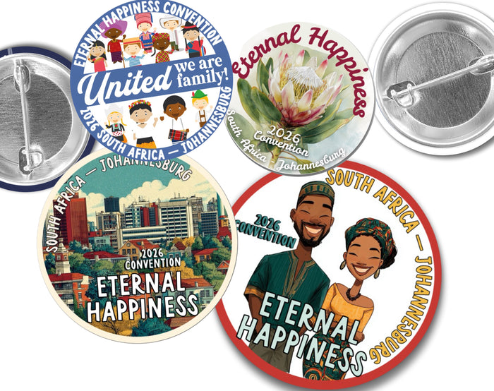 Eternal Happiness Pins - Johannesburg South Africa