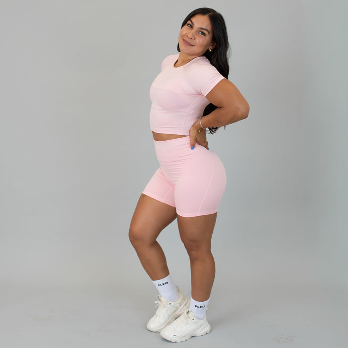 Strawberry Cream Evermore Crop Short Sleeve by FLEO - 3