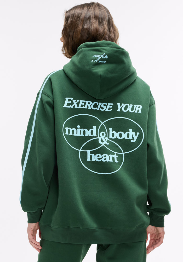 Exercise Your Mind, Body & Heart Oversized Hoodie