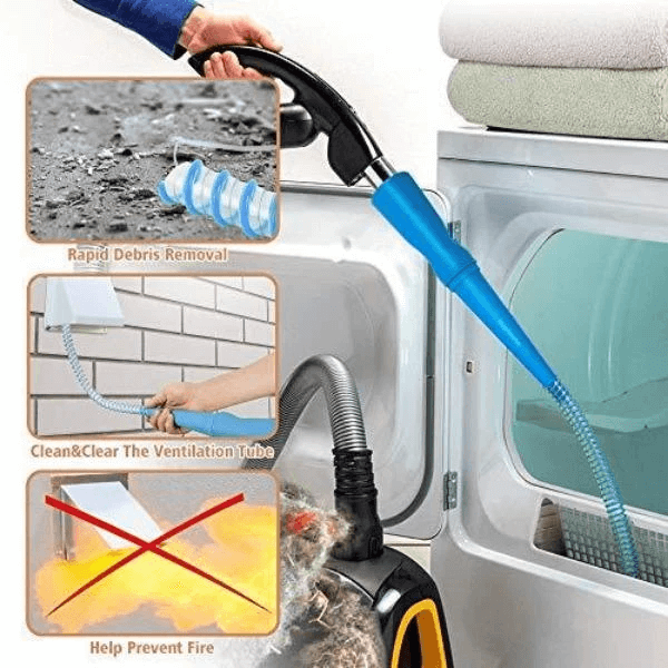 Flexible Lint Remover Vacuum Cleaner Hose Attachment