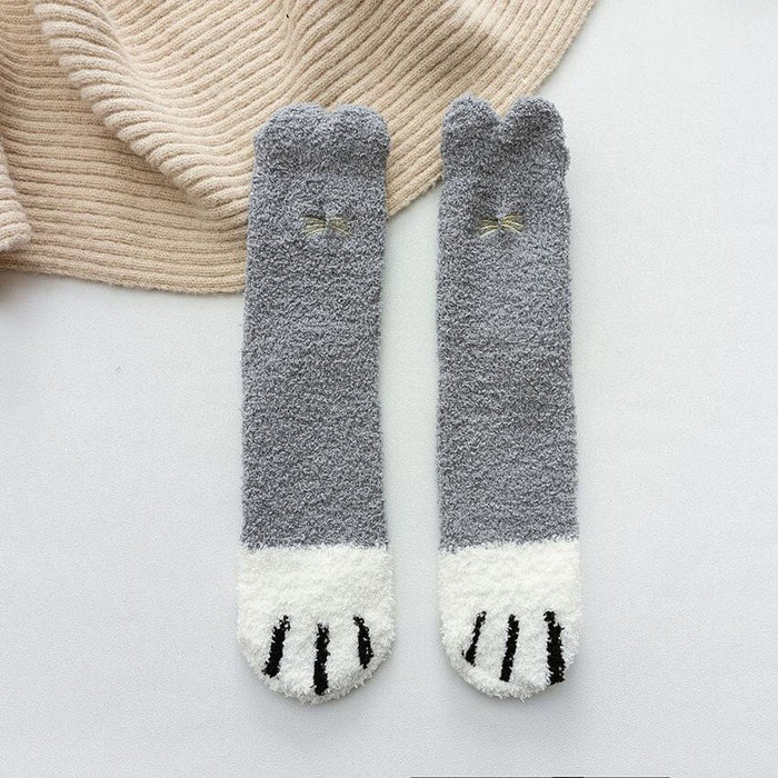 Fluffy Paw Socks