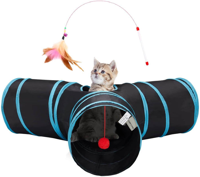 Foldable Cat Play Tunnel