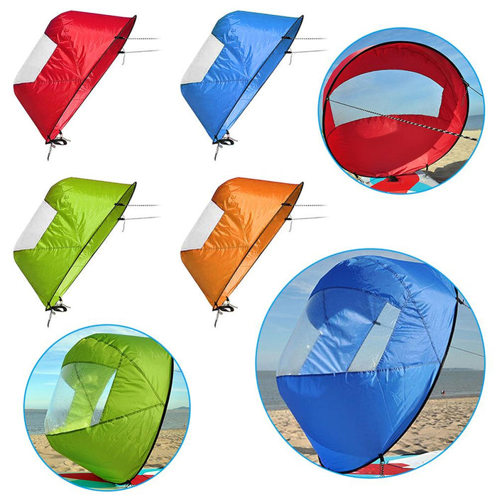 Foldable Downwind Kayak Sail