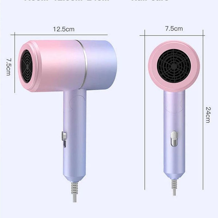 Foldable hairdryer