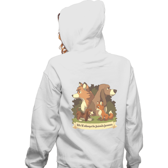 Zippered Hoodies, Unisex / Small / White