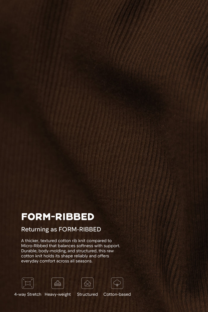 Form High-Rise Shorts - Cocoa