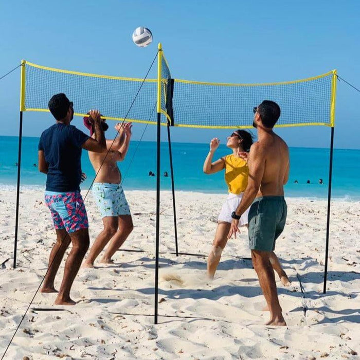Four-sided Cross Volleyball Net