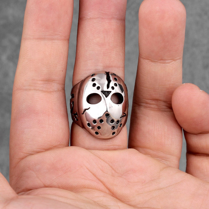 Friday 13th Jason Mask Ring