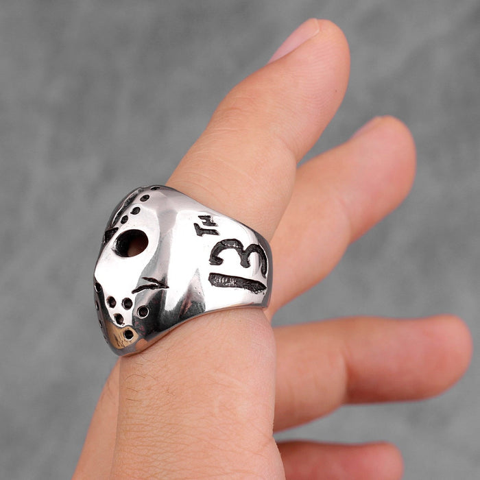 Friday 13th Jason Mask Ring