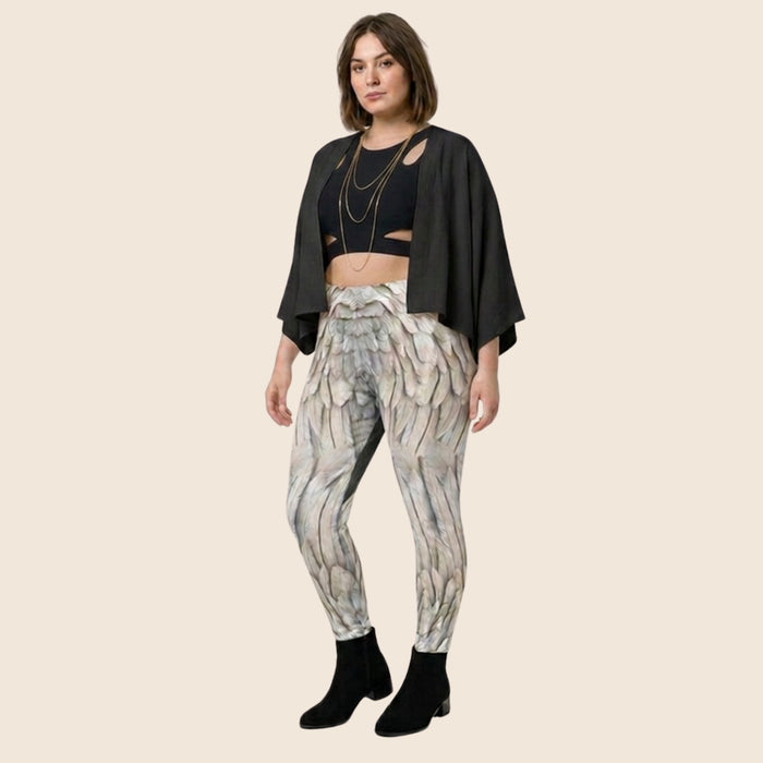 Full Wings Print Women's Recycled Joggers — All-Over Print Festival Pants