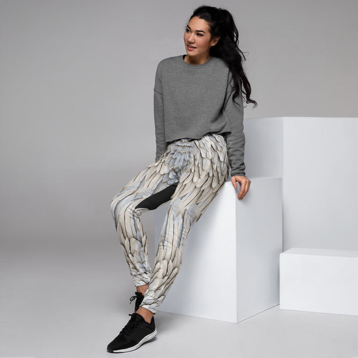 Full Wings Print Women's Recycled Joggers — All-Over Print Festival Pants