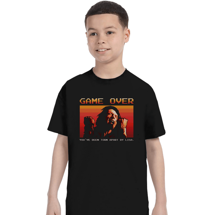 Shirts T-Shirts, Youth / XL / Black Game Over Tommy