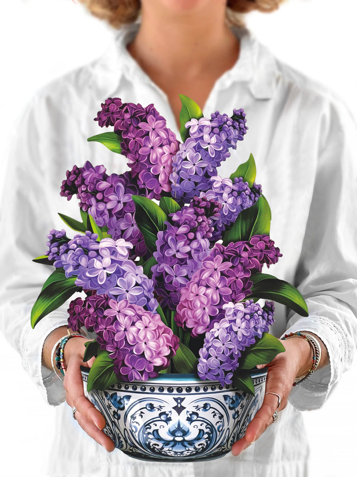 Garden Lilacs  |  Pop-up Greeting Cards