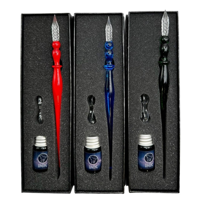 Glass Pen & Ink Set - Double Bubble