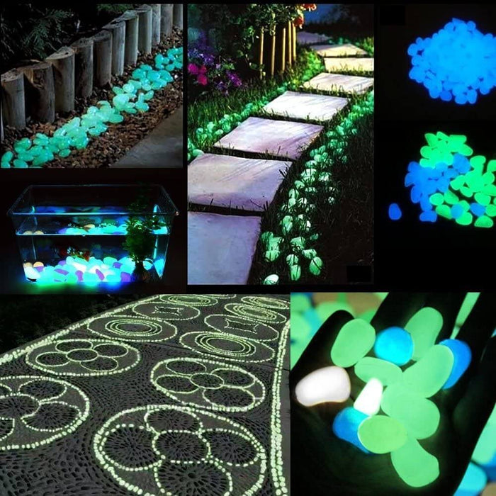Glow in the Dark Garden Stones