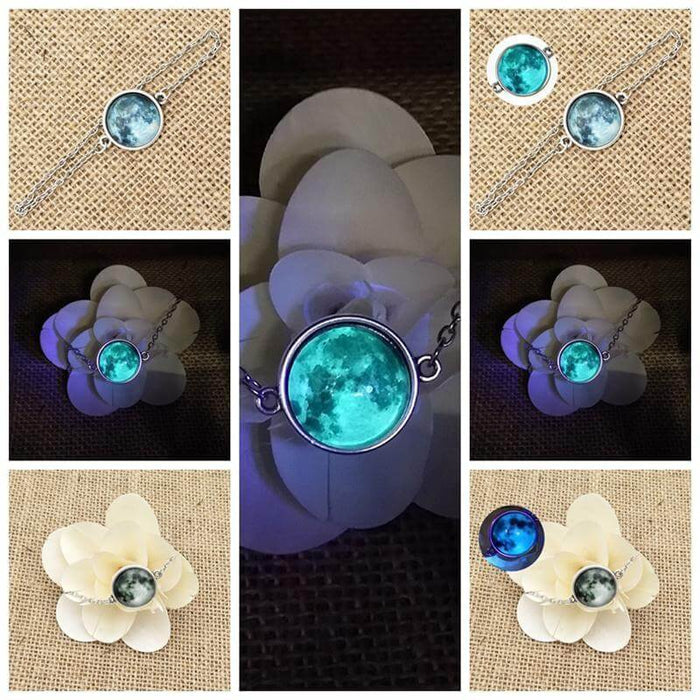 Glow In The Dark Moon Bracelet