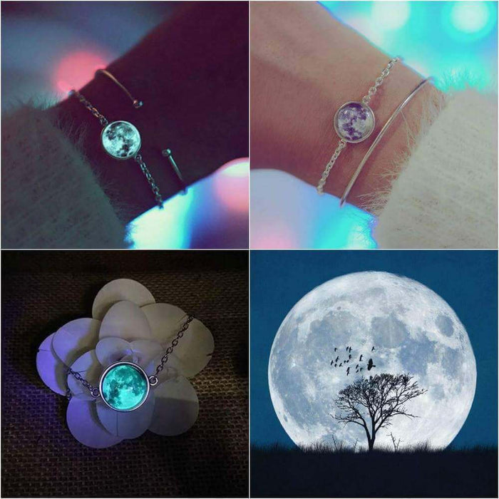 Glow In The Dark Moon Bracelet