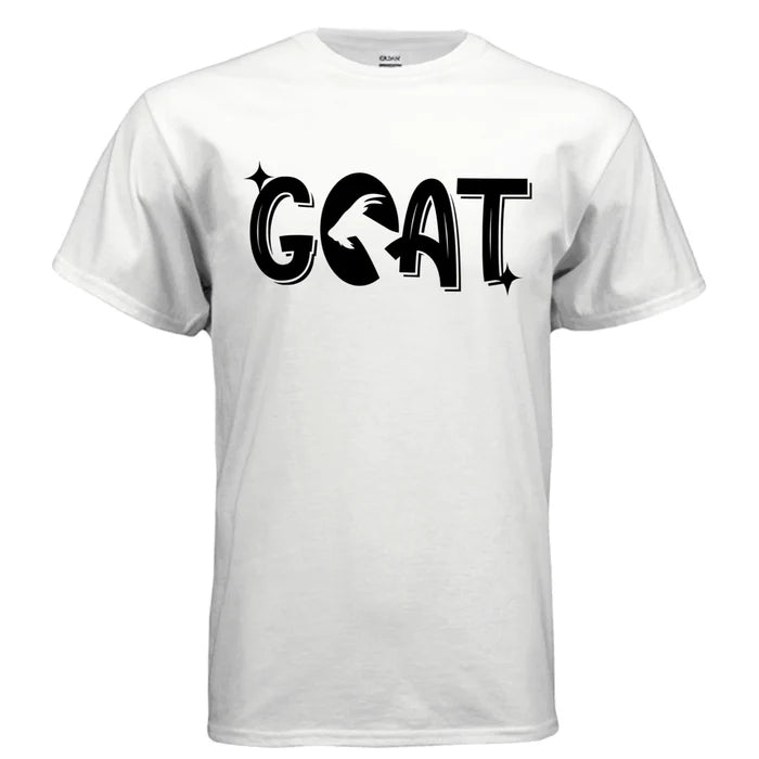 G.O.A.T T-Shirt + Tops (All Sizes)