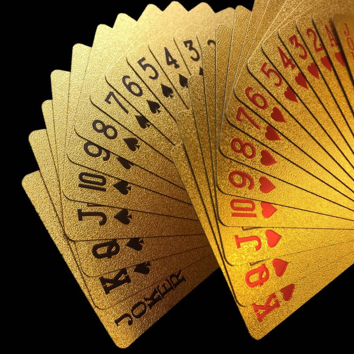 Gold Playing Cards