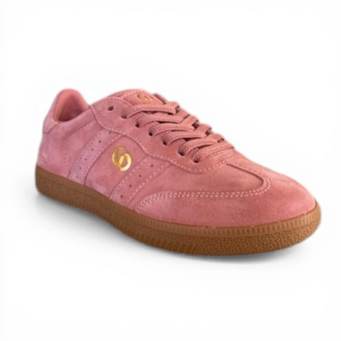 Goodsole 2001 Parallel Sneakers in Candle Red Suede