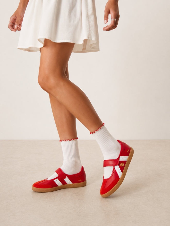 Goodsole 2001 Parlay Leather Suede Mary Jane Sneakers