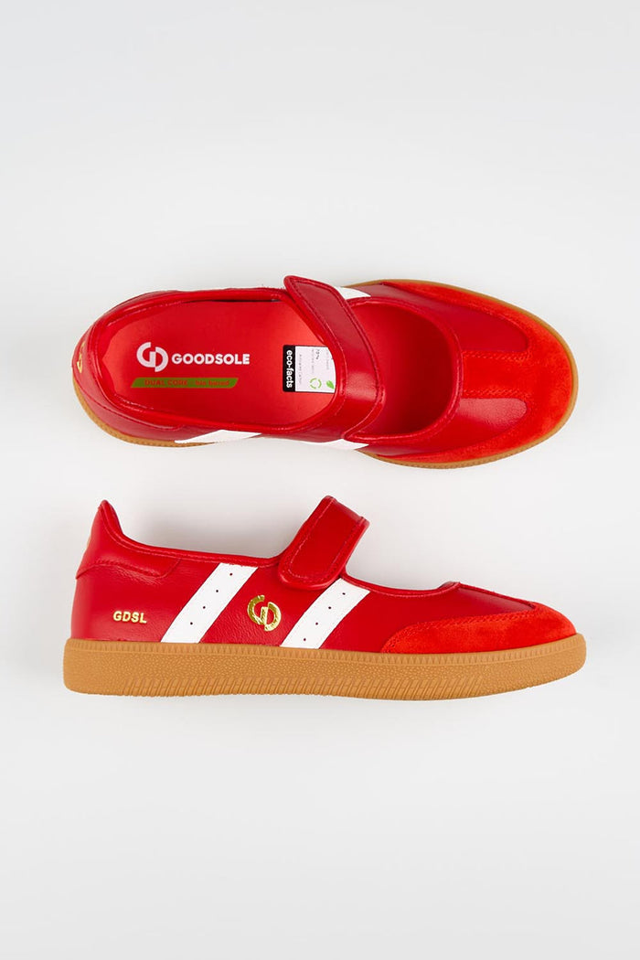Goodsole 2001 Parlay Leather Suede Mary Jane Sneakers