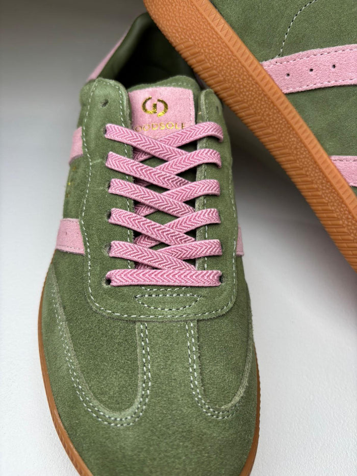 Goodsole Parallel Sage & Pink Sneaker