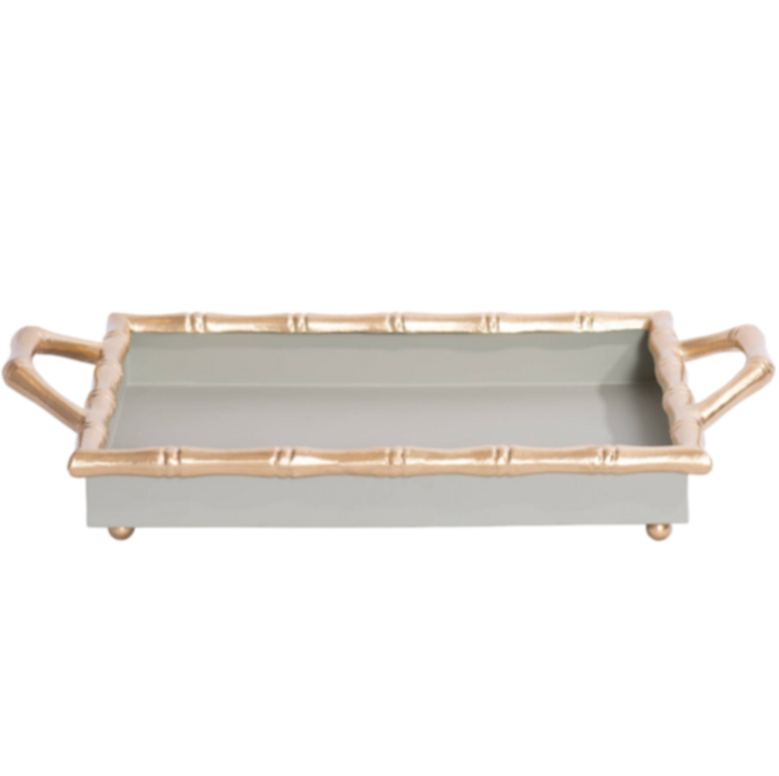 taupe table tray, decorative serving tray, 10x14 taupe tray, Gracie Chang Mai tray, neutral home décor tray, stylish tabletop organizer, seasonal display tray, dining and decor tray, Jaye tray style, elegant utility tray