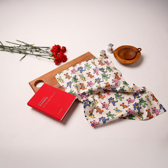 GRATEFUL DEAD x SLOWTIDE - DANCING BEARS QUICK DRY KITCHEN TOWEL