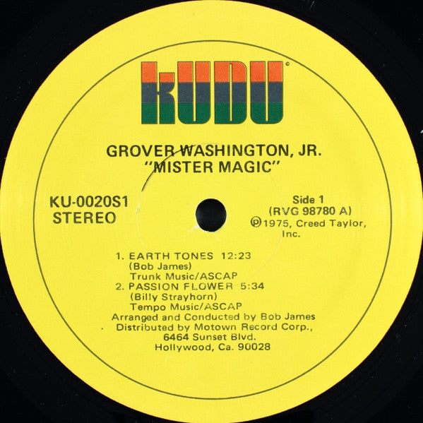 Grover Washington, Jr. - Mister Magic (LP) [US] 1st (Very Good Plus (VG+))
