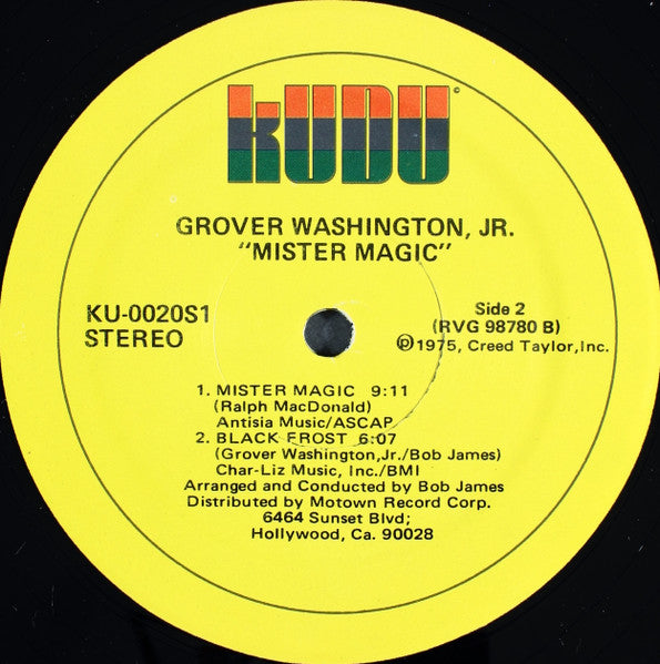 Grover Washington, Jr. - Mister Magic (LP) [US] 1st (Very Good Plus (VG+))