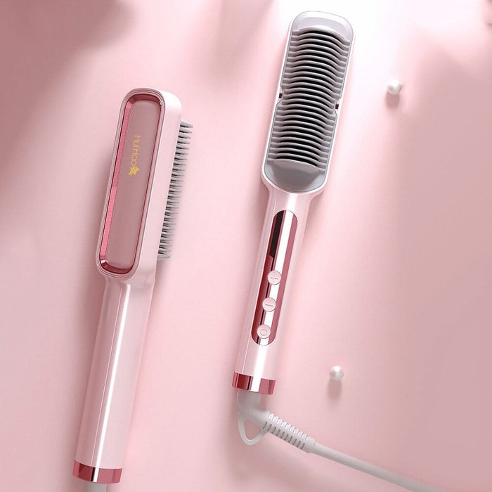 Hair Straightener &amp; Curling Brush