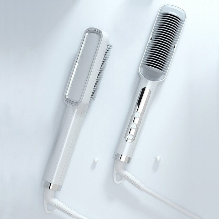 Hair Straightener &amp; Curling Brush