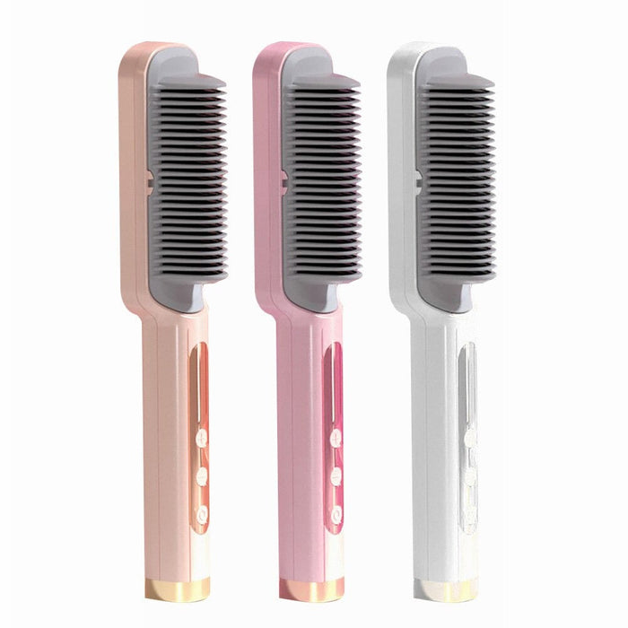 Hair Straightener &amp; Curling Brush