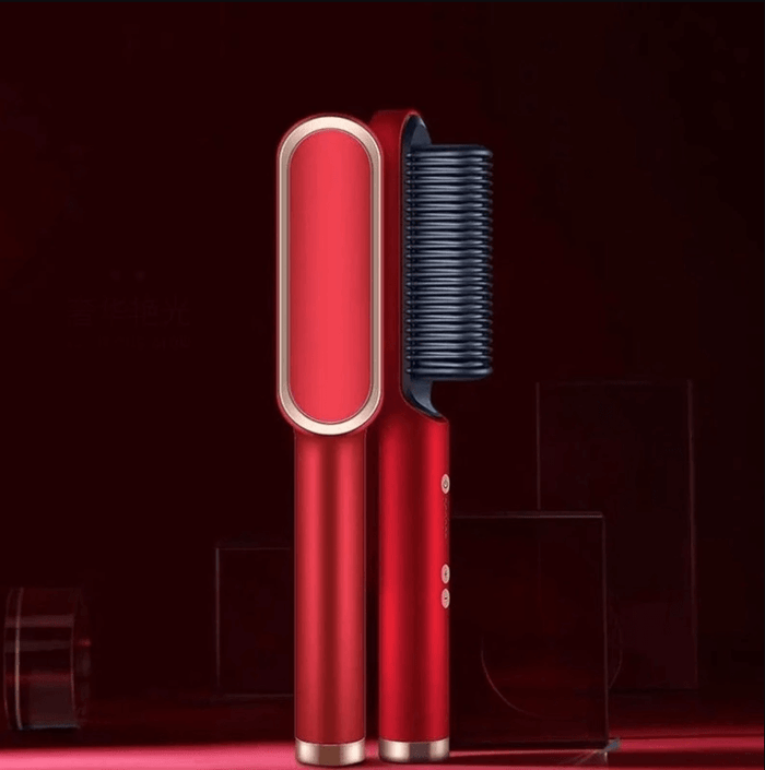 Hair Straightener Brush Heated Comb