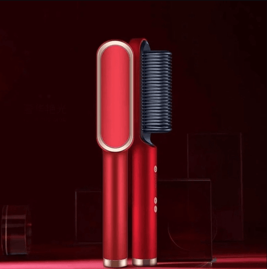 Hair Straightener Brush Heated Comb