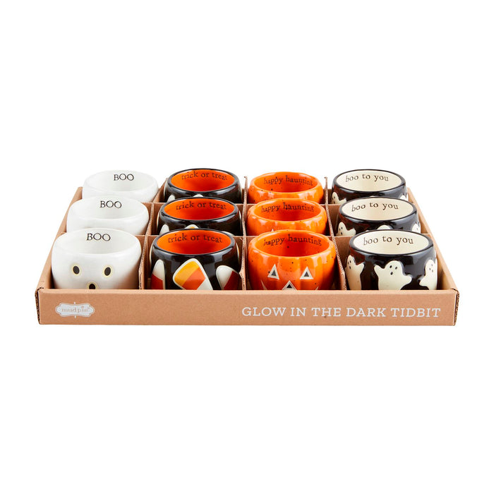 Halloween Glow Tidbit Dishes