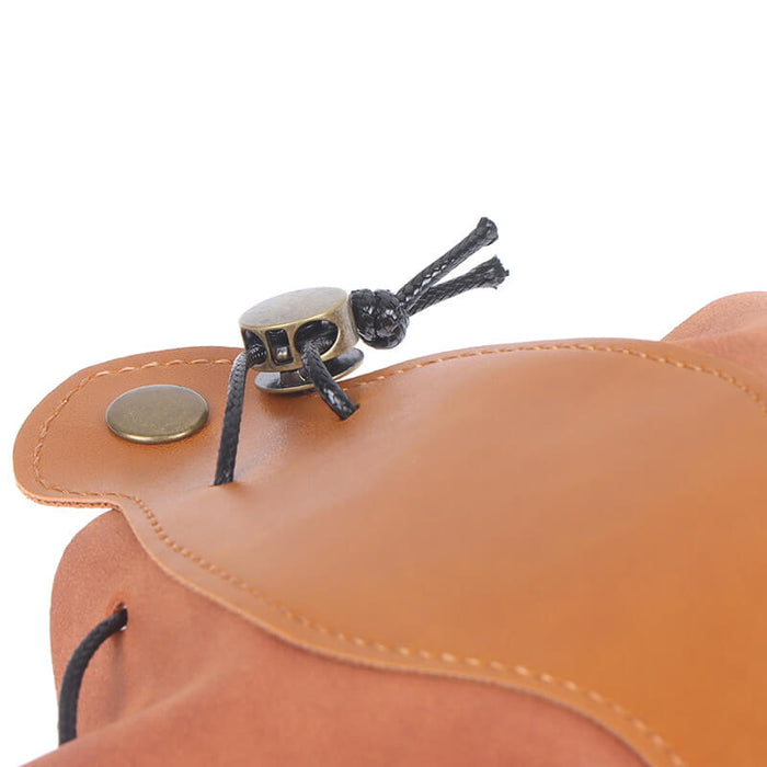 Handmade Leather Dice Bag