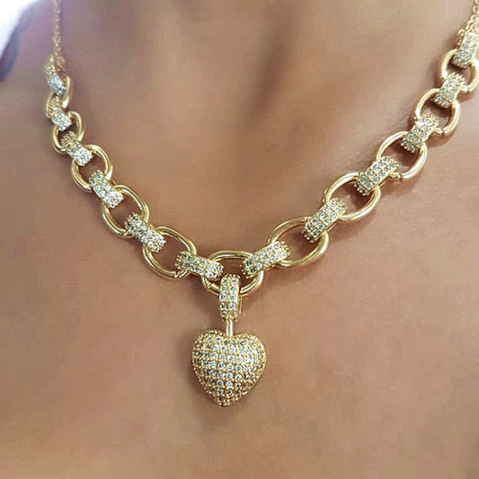 Heart Zirconia Necklace