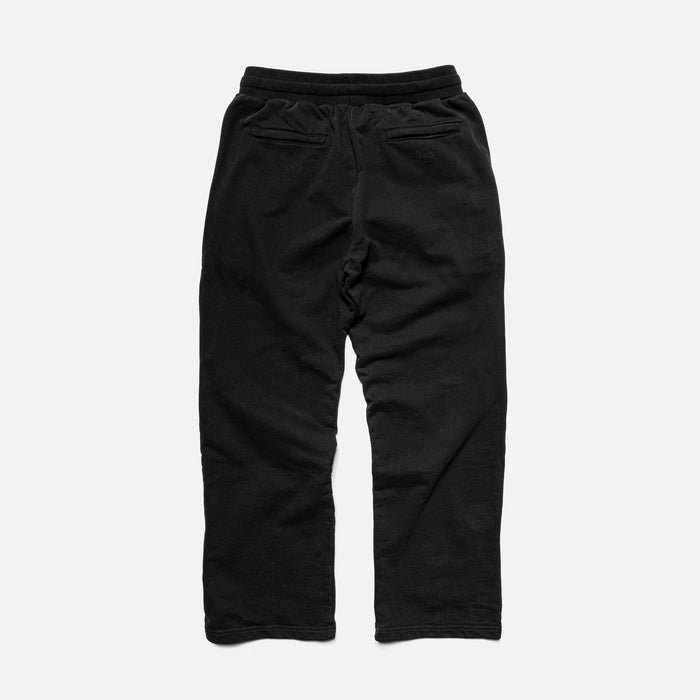 STRAYE Heat Washed Black loose fit sweatpants