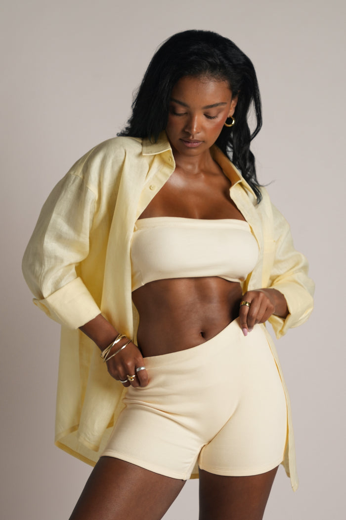 Heritage Linen Button Down - Honeybutter