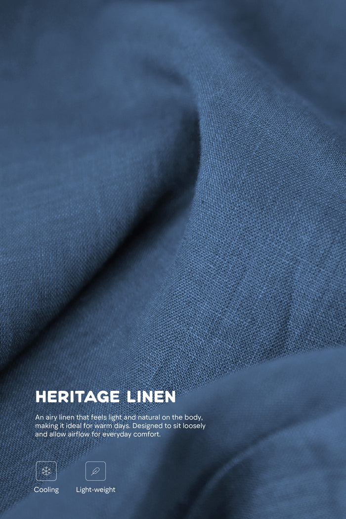Heritage Linen Pants - Azul