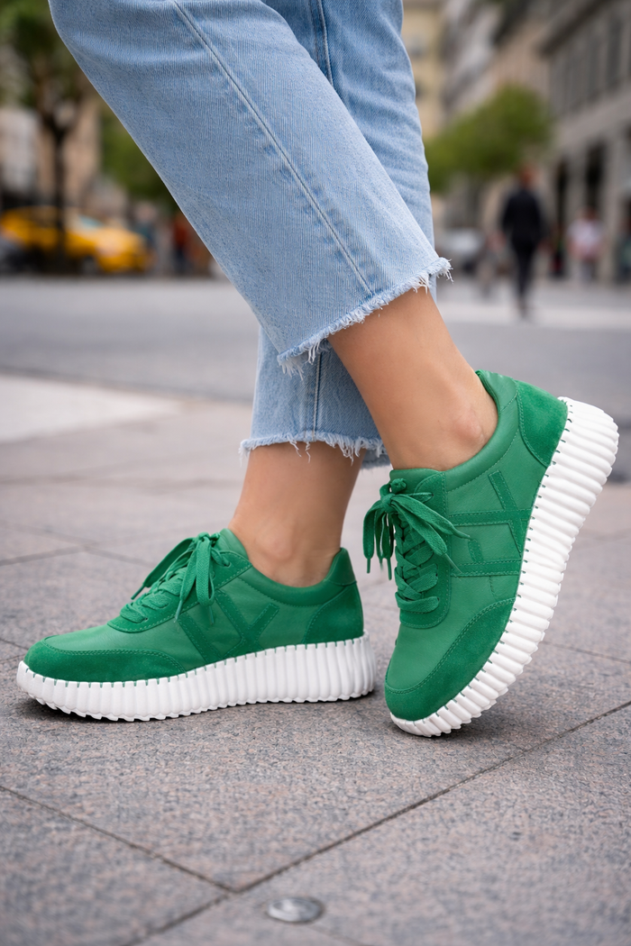 Hinako Odette Green Sneakers