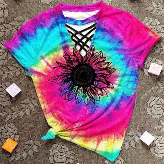 Hollowed Out Women's T-Shirts