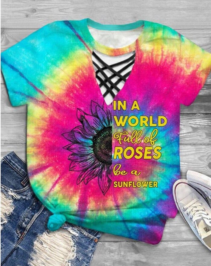 Hollowed Out Women's T-Shirts
