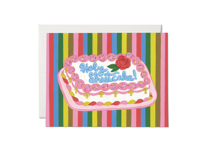 Holy Sheetcake birthday greeting card