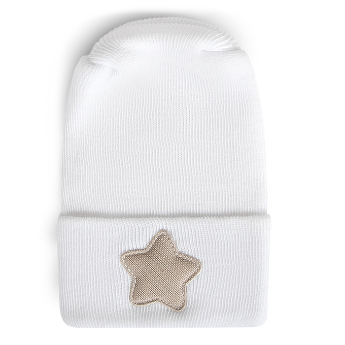 hospital hat - linen mn saddle star