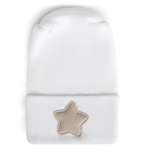 hospital hat - linen mn saddle star