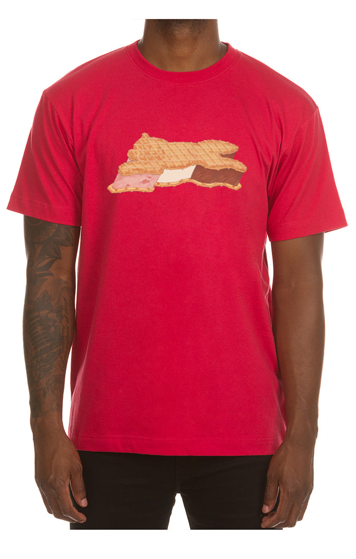 ICECREAM yummy ss tee - true red