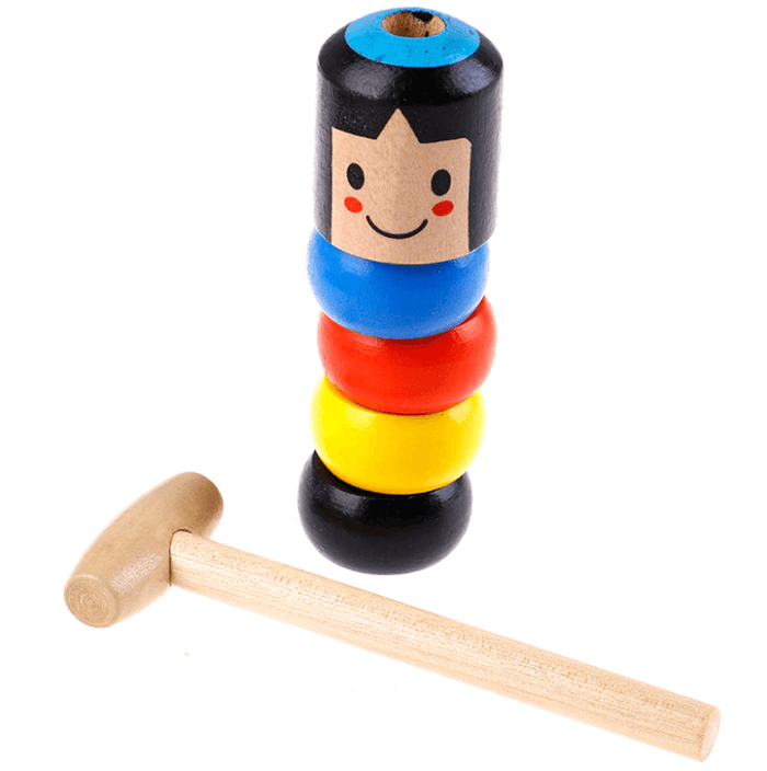 Immortal Daruma Wooden Toy